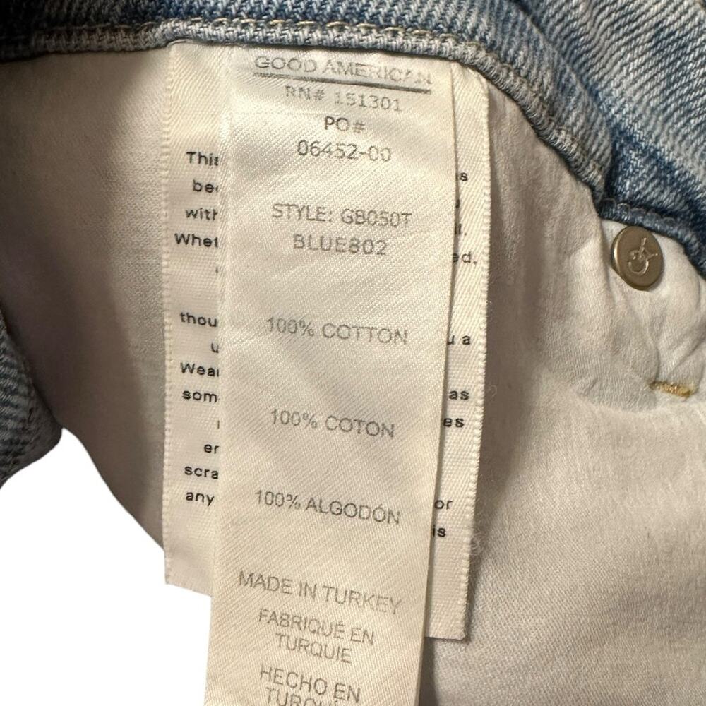 Good American Good Boy Jeans GB050T Size 14 or Size 32 - Picture 4 of 6